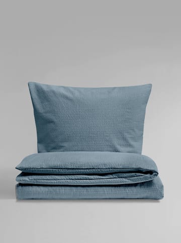 Bierbaum Komplet pościeli w kolorze niebieskim z kory
