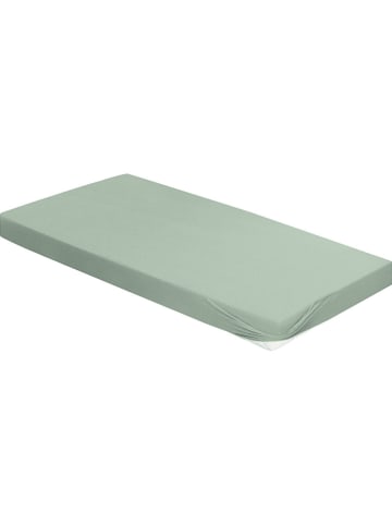 Bierbaum Jersey-Spannbettlaken in Grün