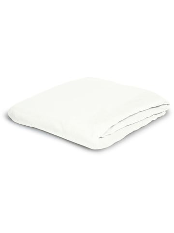 Bierbaum Prześcieradło dżersejowe w kolorze białym na gumce