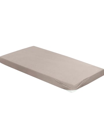 Bierbaum Biber-Spannbettlaken in Beige