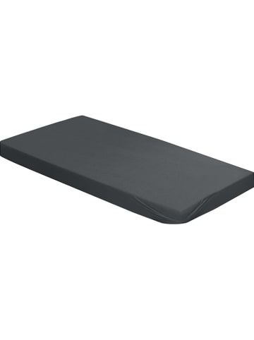 Bierbaum Mako-Satin Spannbettlaken in Schwarz