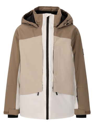 Zigzag Ski-/Snowboardjas "Kingland Jr." lichtbruin/crème