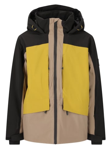Zigzag Ski-/Snowboardjas "Kingland Jr." zwart/beige