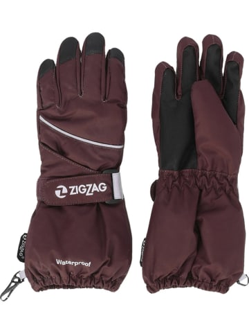 Zigzag Rękawiczki narciarskie "Kempston" w kolorze czerwonym