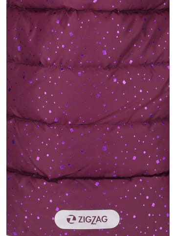 Zigzag Kurtka pikowana "Astrid" w kolorze fioletowym