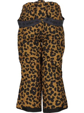 Zigzag Ski-/ Snowboardhose "Soho" in Hellbraun/ Schwarz