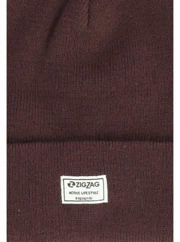 Zigzag Czapka "Rizzo" w kolorze brązowym
