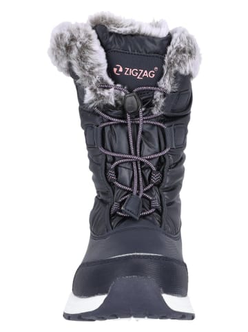 Zigzag Kozaki zimowe "Rasbell" w kolorze antracytowym