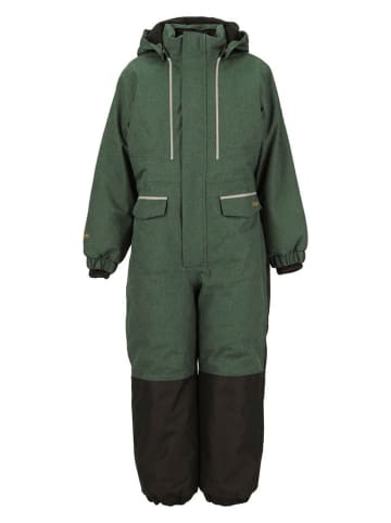 Zigzag Kombinezon zimowy "Merry" w kolorze czarno-zielonym