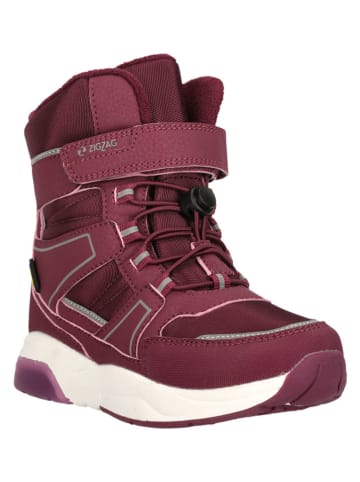 Zigzag Kozaki zimowe "Vizar" w kolorze fioletowym
