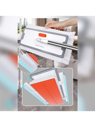 Joybos Bodenwischer in Weiß - (H)125 cm