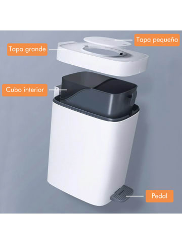 Joybos Treteimer in Weiß - 15 l