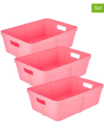 Joybos Kosze (3 szt.) w kolorze jasnoróżowym