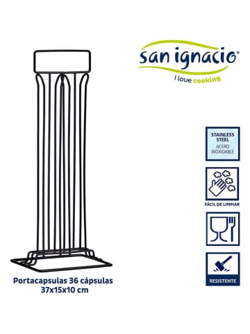 Joybos Koffiecapsulehouder zwart - (L)15 x (B)10 cm