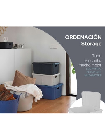 Joybos Aufbewahrungskiste in Grau - (B)40 x (H)18 x (T)30 cm