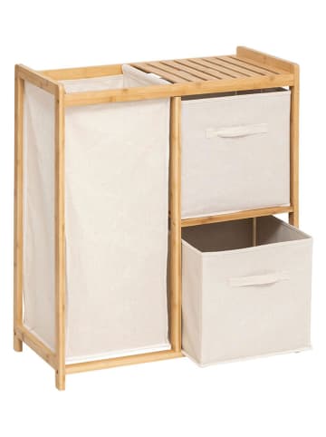 Joybos Wäsche-Regal in Beige - (B)66 x (H)78,5 x (T)33,3 cm