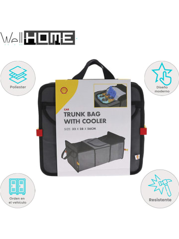 Joybos Autoaufbewahrungstasche in Grau - (B)56 x (H)32 x (T)28,5 cm