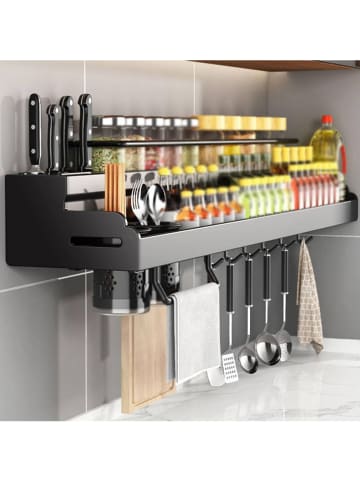 Joybos Küchenregal in Schwarz - (B)50 x (H)10 x (T)19,5 cm