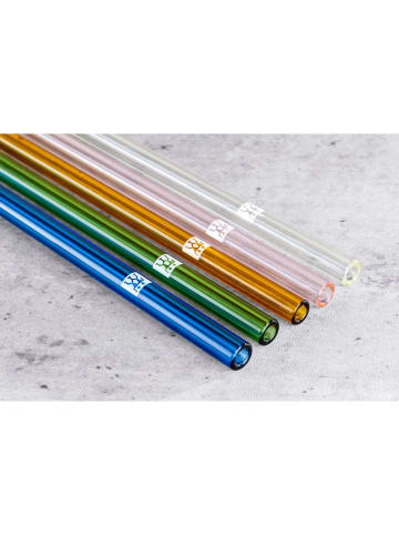 Zwilling 4-delige set: rietjes meerkleurig - (L)23 cm