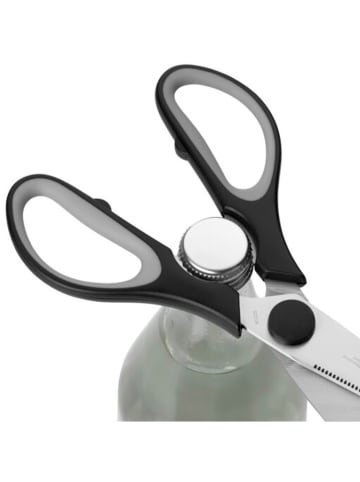 Silit Küchenschere "Varieta " in Schwarz/ Hellgrau - (L)21 cm