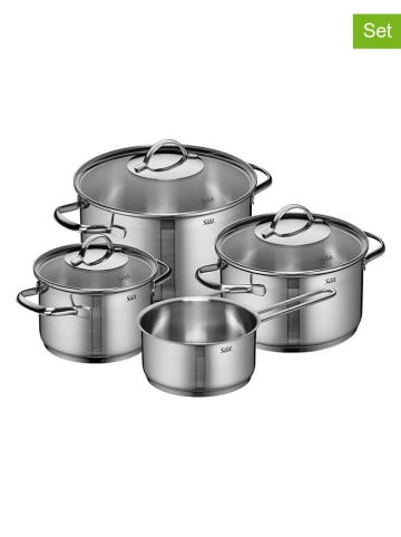 Silit 7tlg. Edelstahl-Kochgeschirr-Set "Achat"