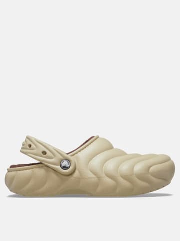 Crocs Crocs "Classic Lined Overpuff" in Beige