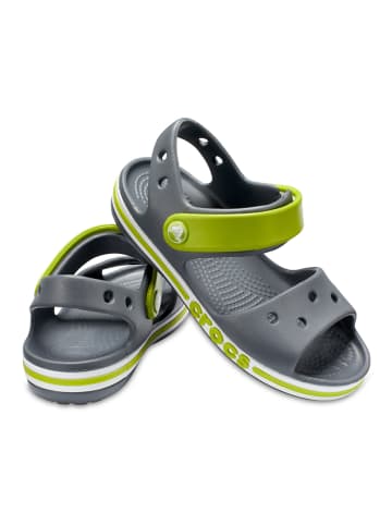 Crocs Sandalen "Bayaband" in Anthrazit/ Limette