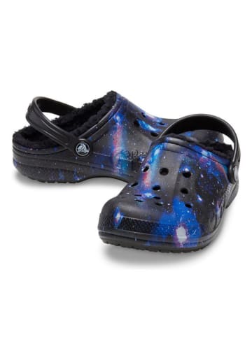 Crocs Chodaki "Baya" w kolorze czarno-niebiesko-fioletowym