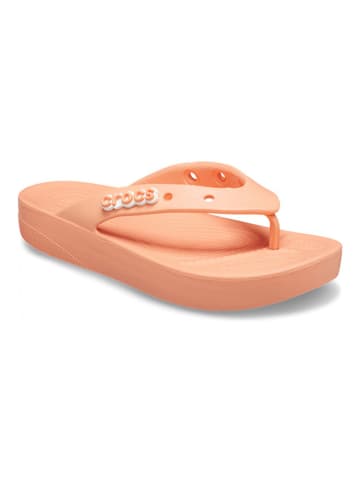 Crocs Zehentrenner "Classic Platform" in Orange