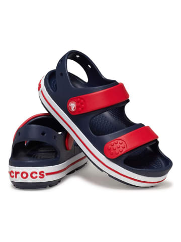 Crocs Sandały "Crocband Cruiser" w kolorze czerwono-granatowym