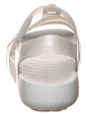 Crocs Sandalen zilverkleurig