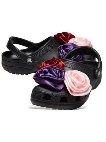 Crocs Chodaki "Rosette" w kolorze czarnym ze wzorem