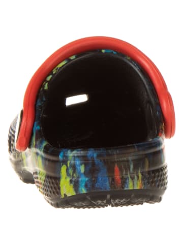 Crocs Chodaki "Tiedye Graphic" w kolorze czarnym ze wzorem