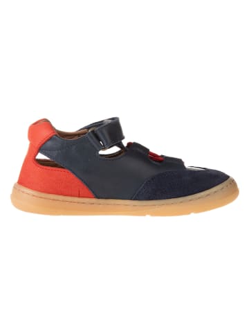 kmins Leren barefootschoenen donkerblauw