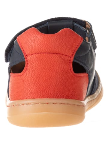 kmins Leren barefootschoenen donkerblauw