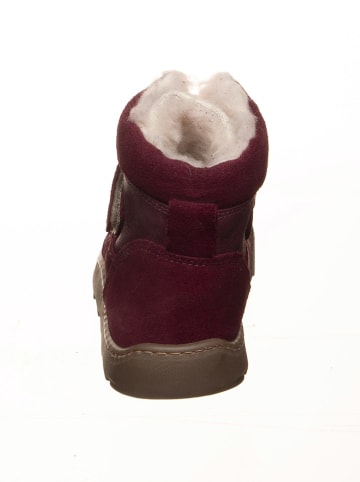 POM POM Leder-Barfußschuhe in Rot