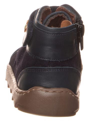 El Naturalista Leren barefootschoenen donkerblauw