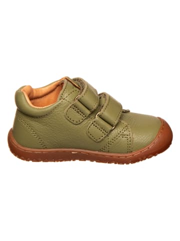 bisgaard Leder-Barfußschuhe in Khaki