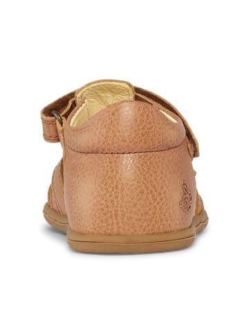 Bundgaard Leren barefootenkelsandalen "Rox" lichtbruin