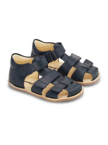 Bundgaard Barfuß Leder-Halbsandalen "Savi" in Dunkelblau