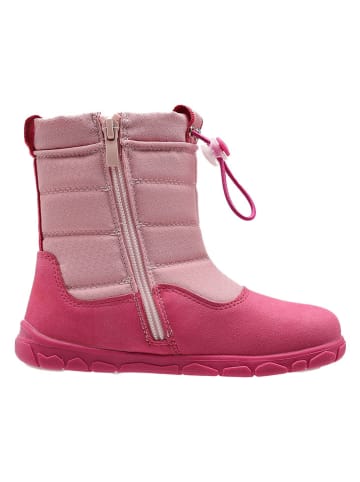 lamino Barfuß-Winterstiefel in Rosa