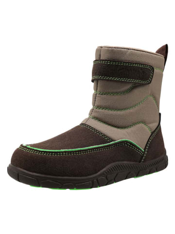 lamino Barfuß-Winterstiefel in Beige/ Braun
