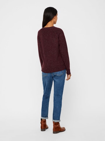 Vero Moda Sweter w kolorze bordowym