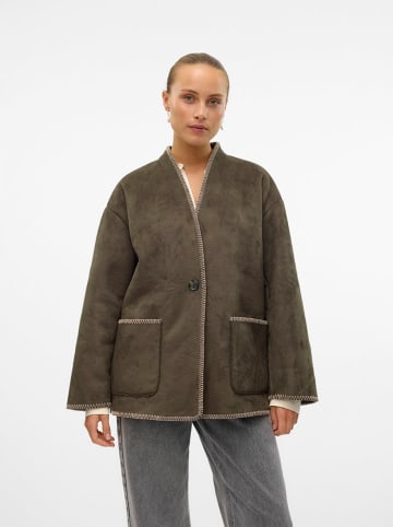Vero Moda Kunstlederjacke "VMLIVA" in Braun