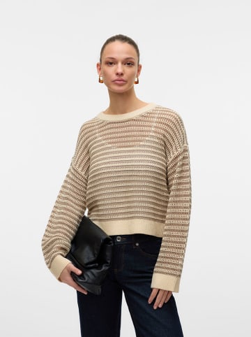 Vero Moda Sweter w kolorze beżowym