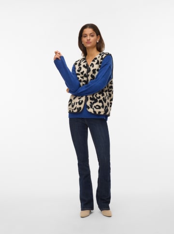 Vero Moda Teddybodywarmer beige/zwart