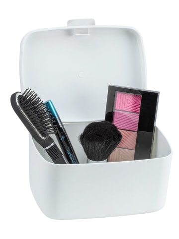 Wenko 2er-Set: Aufbewahrungsboxen "Barcelona" in Weiß - (B)19,5 x (H)11 cm