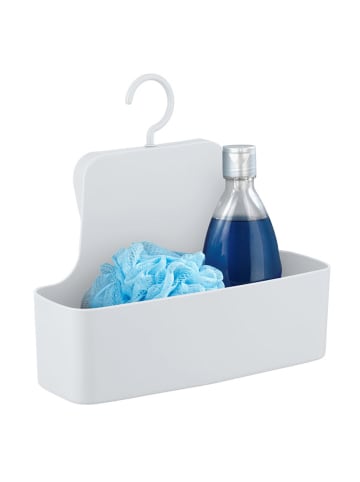 Wenko 2-delige set: douchmandjes "Barcelona" wit - (B)26 x (H)24 cm