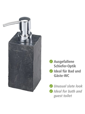 Wenko Zeepdispenser ''Slate Rock'' antraciet - 250 ml