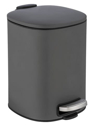 Wenko Pedaalemmer "Alassio" antraciet - 5 l